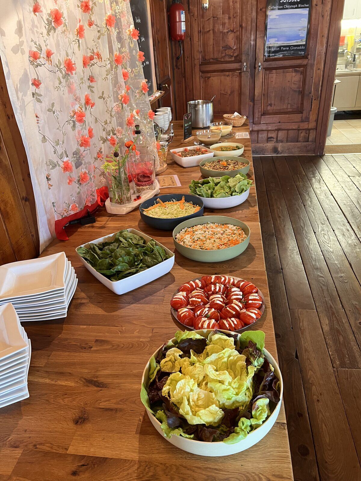 Vegetarisches Bio-Buffet