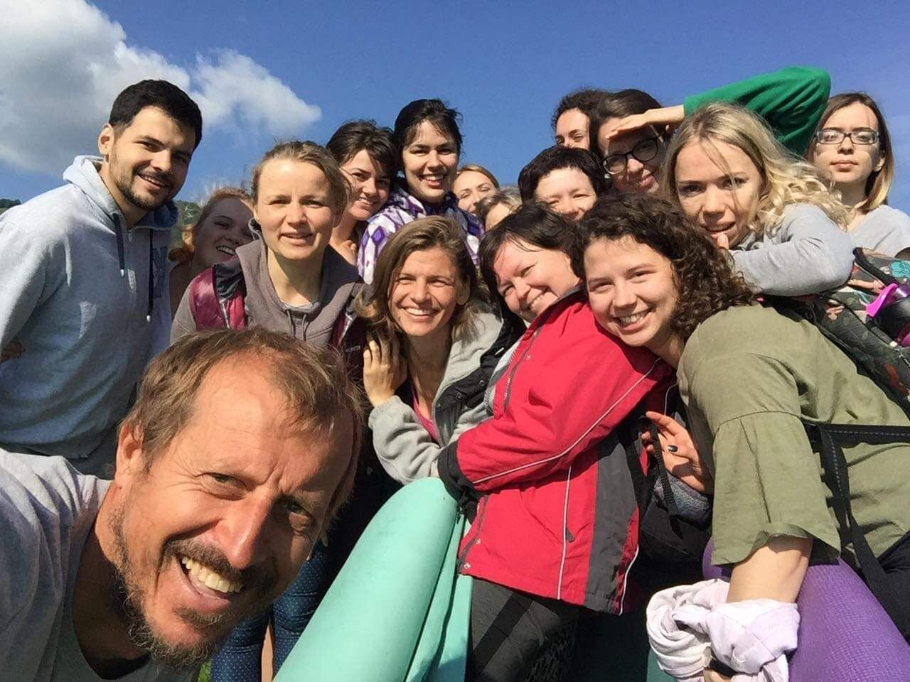Gruppenbild bei einem früheren Retreat